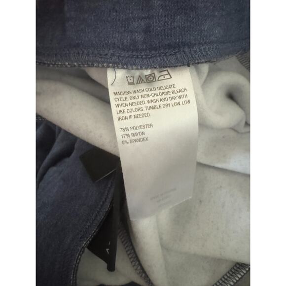 Attitudes by Renee Regular Casa Cozy Pull-On Pants Heather Navy 3X Stretch - Picture 9 of 9